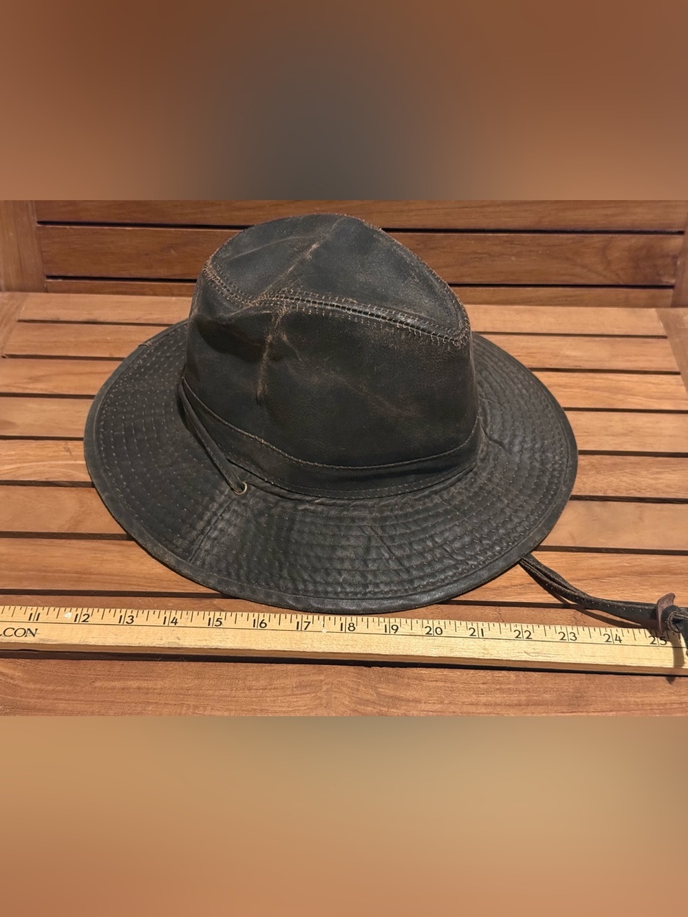 Dorfman Pacific WEATHERED COTTON AUSSIE HAT
